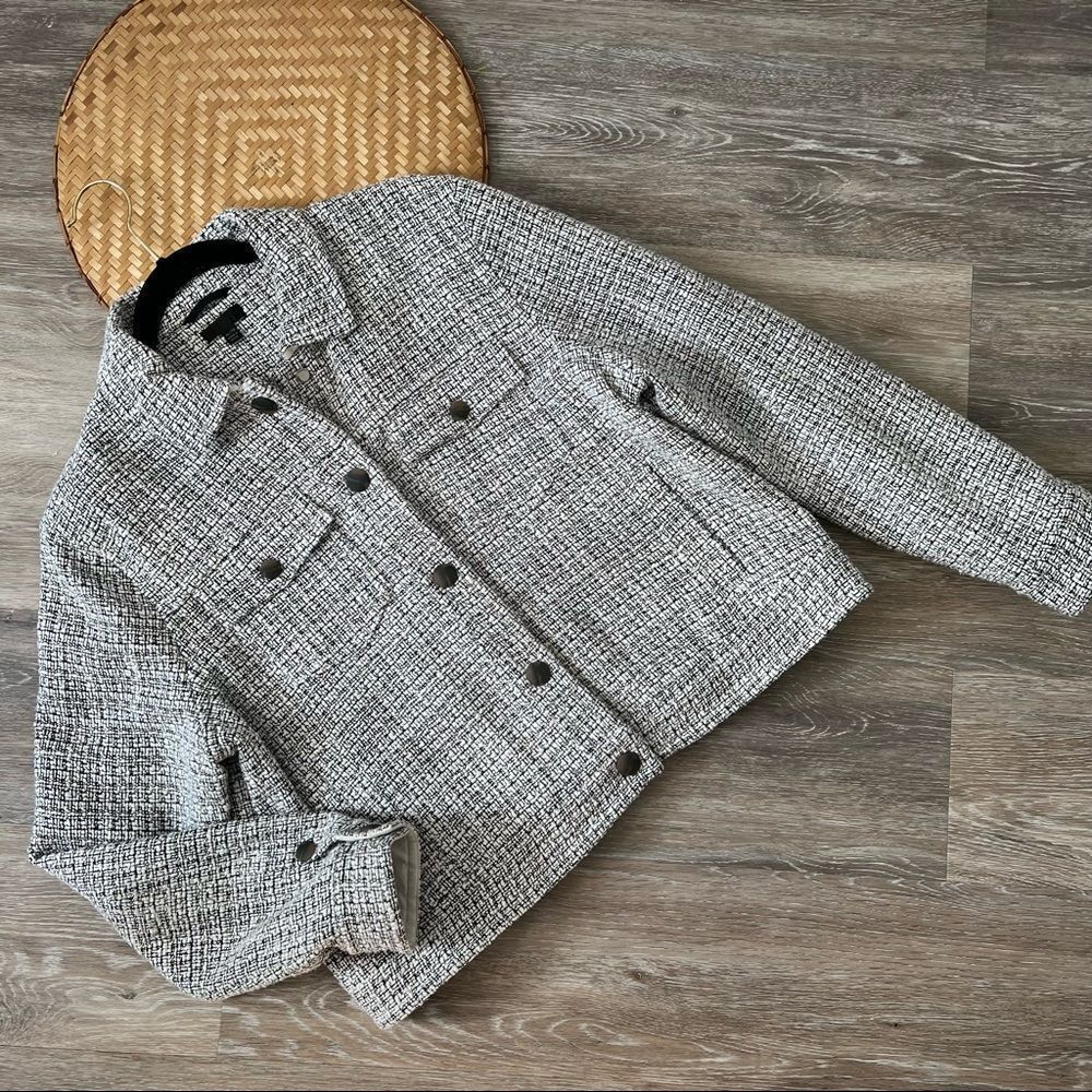 ATM Anthony Thomas melillo tweed cropped shacket - Picture 7 of 11